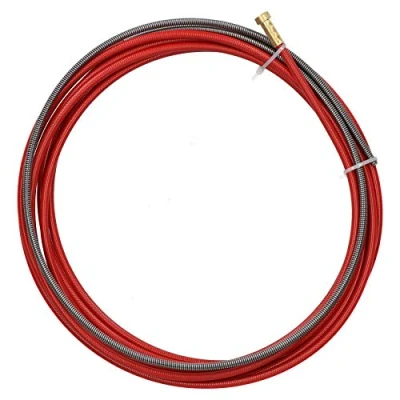 Image of P.C. Liner Wire 1.0 1.2mm x 4M Welding Red Steel Plastic Coated MIG Torch