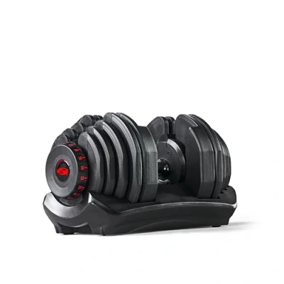 Image of Bowflex Unisex 1090i Single Adjustable Dumbbell, Black/Grey/Red, One Size UK
