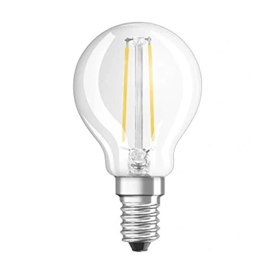 Image of Osram LED Lamp Base: E14 Warm White 2700 K 2.50 W Replacement for 25 Frosted Retrofit CLASSIC P, Single Pack