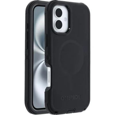Image of OtterBox Defender XT PC Back Cover Black Magnetic Apple iPhone 16 Plus