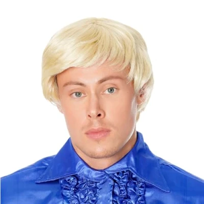 Image of Bristol Novelty BW466 Side Parting Wig for Men Blonde Man&#039;s, Multicolor, One Size
