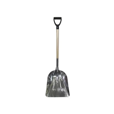 Image of Aluminium Grain Shovel Wood Handle