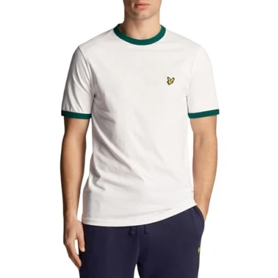Image of Lyle &amp; Scott Mens Ringer Regular Fit Cotton T Shirt