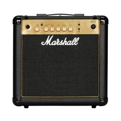 Image of Marshall MG15G Guitar Combo Amplifer, Practice Amp Suitable for Electric Black and Gold