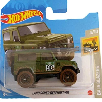 Image of Hot Wheels Land Rover Defender 90 Baja Blazers 4/10 2020 (032/250) Short Card