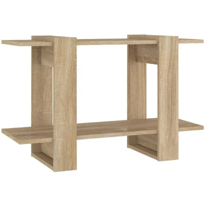 Image of vidaXL Book Cabinet/Room Divider Sonoma Oak 80x30x51 cm