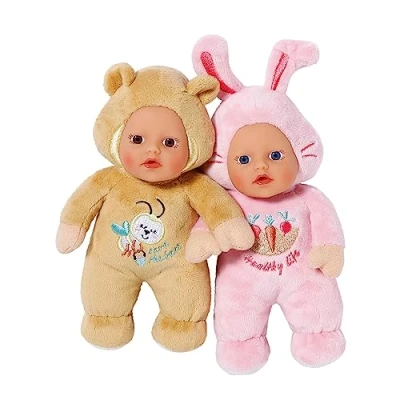 Image of BABY born Cutie for Babies 832301 One Doll From Two Assorted Styles 30cm Soft Body Fully Hand Washable Suitable Newborn