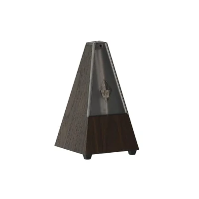 Image of WITTNER 814K Pyramid Shape Metronome with bell Walnut Grain