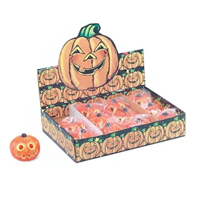 Image of Bristol Novelty HI106 Pumpkin Light Up, Orange/Yellow/Black, One Size