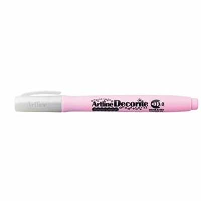 Image of Artline &#039;Decorite&#039; Pastel Pink Marker Pen 3.0mm for Card, Glass, Metal and Plastic