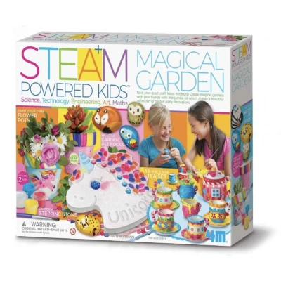 Image of 4M 405543 STEAM Powered Create Magical Jumbo Kit Garden Decorations Kids Ages 8+ STEM Activity