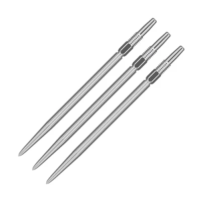 Image of TARGET Darts Swiss Points, Nano Point Dart Tips (3 Pack Set of Tips) 26MM, Silver Change Professional Accessories