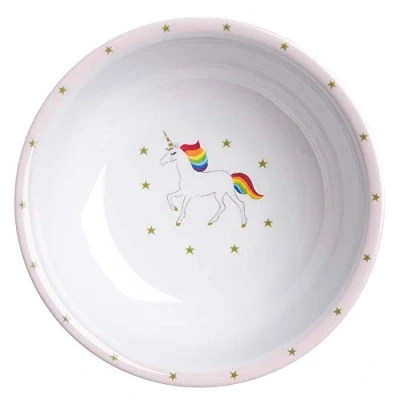 Image of Sophie Allport Unicorn Childrens Melamine Baby Bowl