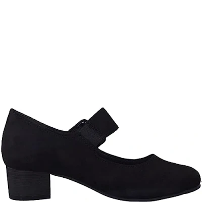 Image of Jana Women&#039;s Softline 8 22361 41 Komfortable Mehrweite Bequemschuh Verstellbarer Riemen Klassisch Alltagsschuhe Closed Toe Pumps, Black, 5.5 UK
