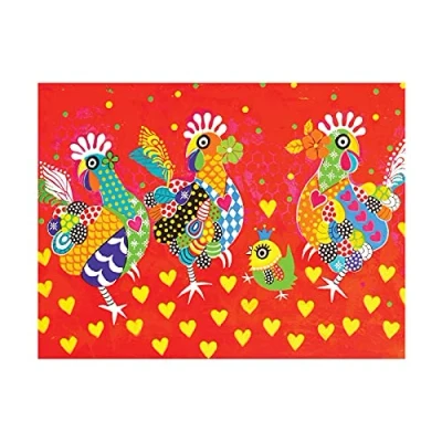 Image of Maxwell &amp; Williams Love Hearts Tea Towel Chicken Dance