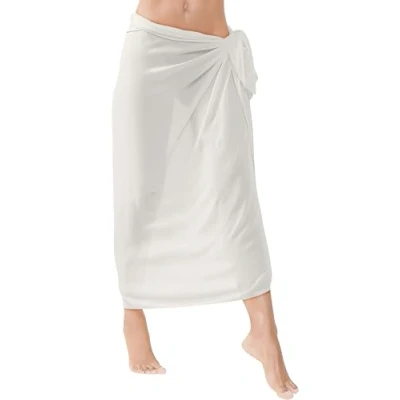 Image of Love My Fashions® Sexy Chiffon Sarong for Women Swimsuit Sarongs Beachwear Bikini Cover Ups Beach Wrap Pareo Skirt Beige