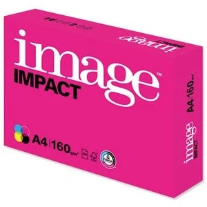 Image of Image Impact A4 160gsm Paper Pack 1250 Sheets 5 Reams 1 Box