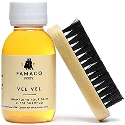 Image of Famaco Vel Suede &amp; Nubuck Shampoo With Brush Stain Remover