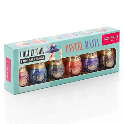 Image of Bourjois Pastel Mania Mini Nail Enamels Set 6 Piece