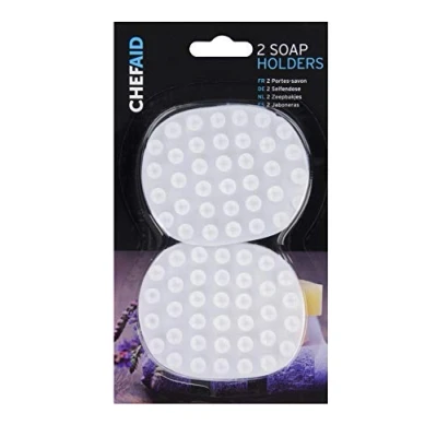 Image of Chef Aid White Plastic Soap Holders