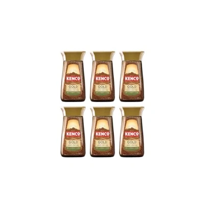 Image of Kenco Gold Indulgence Instant Coffee 195g (Pack of 6 Jars, Total 1.17kg )