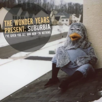 Image of The Wonder Years Suburbia I&#039;ve Given You All And Now I&#039;m Nothing Baby Blue With Black Splatter 2021 UK vinyl LP HR2965 1