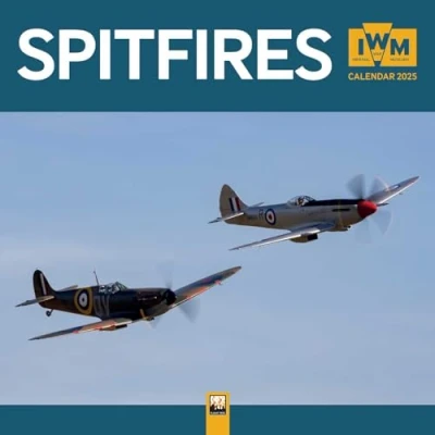 Image of Imperial War Museums: Spitfires Wall Calendar 2025 (Art Calendar)