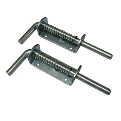 Image of Spring Loaded Shoot Bolts 16MM X 265MM (Zinc Plated Drop Bolt Stable Door) (Pack of 2)