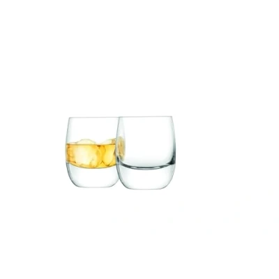 Image of LSA International Bar Whisky Tumbler 275 ml Clear Set of 2 Mouthblown and Handmade Glass BR42