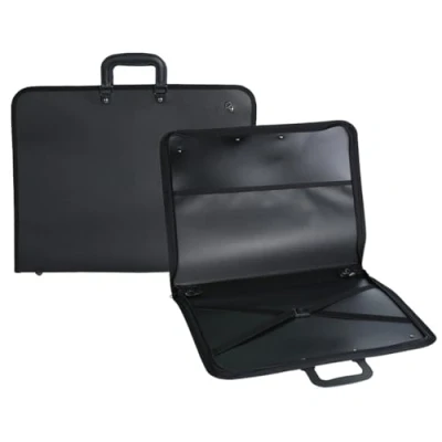Image of DZOZO A2 Artist Portfolio Case Art Carrying Bag Sketch Painting Drawing Board Carry Presentation Storage Folder Supplies Tote Artwork Carried