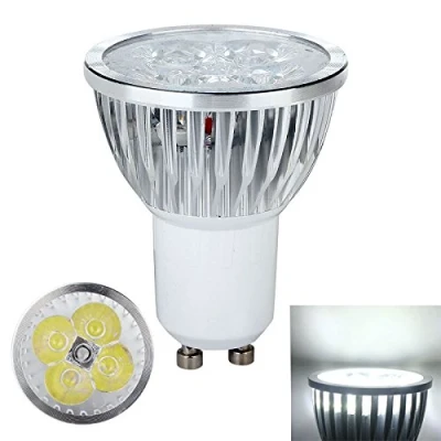 Image of GU10 LED Spotlight Bulbs, AC85 265V 4W Projection Lamp Spot Light for Home and Garden Cool White