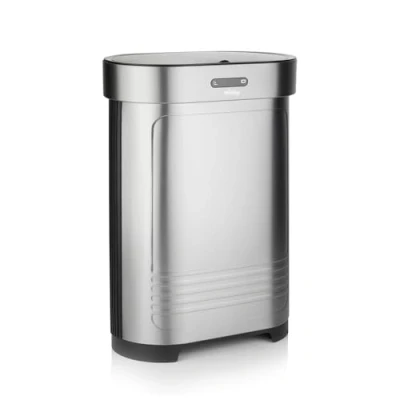 Image of Minky Kitchen Sensor Bin, 55L Stainless Steel Automatic Motion Waste Fingerprints &amp; Stains Resistant, Battery Operated, Large Bin for Indoor Use
