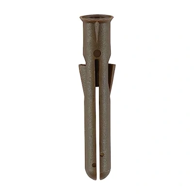 Image of Timco Premium Plastic Plugs Brown (Size 42mm 200 Pieces)