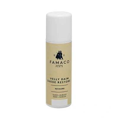 Image of Famaco All in One Black Suede &amp; Nubuck Liquid Renovator with Sponge top 75ml Restore and Protects Footwear (Boots Shoes) Extends Life of Protector Waterproof