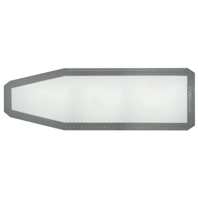 Image of Milward Applique Ironing Board Fusing Mat Non Slip Stick Heat Resistant Silicone 49.25 x 16.25 125 41cm, Klar