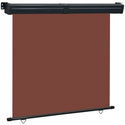 Image of vidaXL Balcony Side Awning 175x250 cm Brown