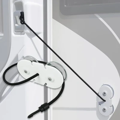 Image of X Motorhome Caravan Campervan Door Holder Bracket Doors Cord Strap Stop Wind Kit