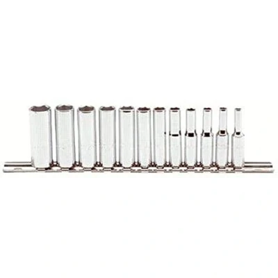 Image of Proto Stanley J47202 12 Piece 6 Point 1/4&quot; Drive Metric Socket Set