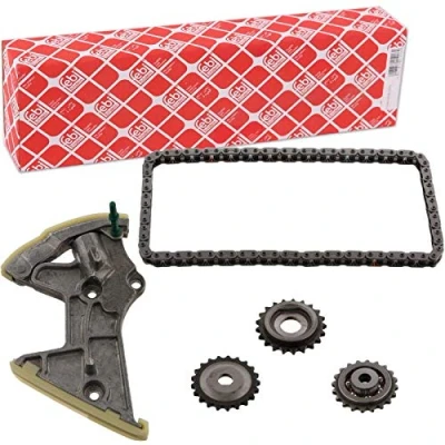 Image of G53H6S80E, G53HRF1S80E, S80EG53H6, S80EG53HRF1 Chain Set, oil pump drive FEBI BILSTEIN 32266 80 AUDI: A2, SEAT: Ibiza 3, SKODA: Fabia 2