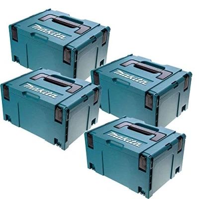 Image of Makita 821551 8 MakPac Type 3 Stacking Connector Case 396mmx 296mmx 210mm Pack 4