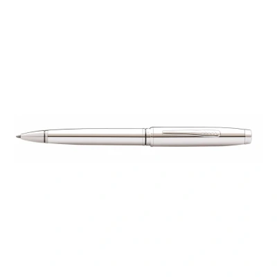 Image of CROSS Coventry AT0662 7 Refillable Metal Ballpoint Pen with Signature Conical Top, Medium Point, includes Premium Gift Box and Black Cartridge, 1 Pack, Polished Chrome