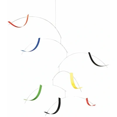 Image of Breeze Hanging Mobile 30 Inches Plastic Handmade in Denmark by Flensted
