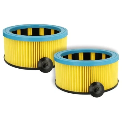 Image of vhbw Set 2x Replacement Filters compatible with Starmix LD 1432 HMT, NSG series, uClean, uClean 1420 HK Vacuum Cleaner Cartridge Filter