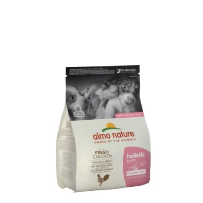Image of Almo Nature Puppy Food Holistic Small with Chicken and Rice 2 Kg, transparent