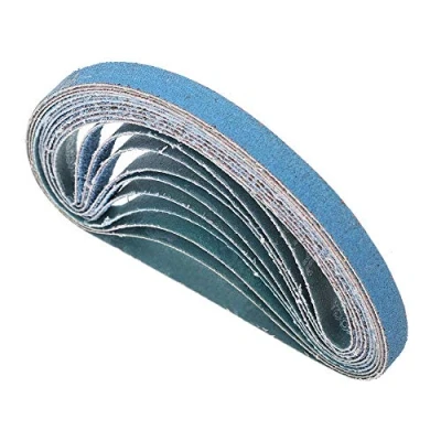 Image of Sanding Belts BE Tool 20mm x 520mm 60 Grits Power Sander Abrasive Metal Grinding for Pack of 10pcs