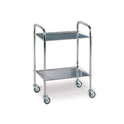 Image of Gima 4581 Stainless Steel Trolley lancart, 6 cm Length x 4 width 8 height
