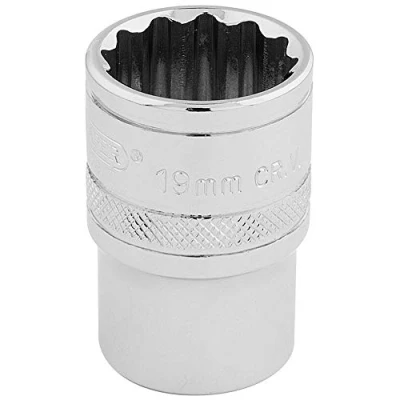 Image of Draper HI TORQ� 12 Point Socket, 1/2&quot; Sq. Dr., 19mm