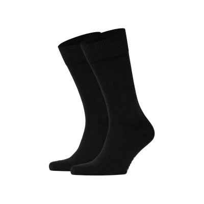 Image of Falke Happy 2PACK Socks, Men&#039;s, Size: 11.5 14, Schwarz