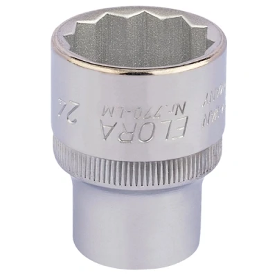 Image of Elora Bi Hexagon Socket, 1/2&quot; Sq. Dr., 24mm