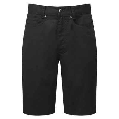 Image of Premier Mens Performance Chino Casual Shorts (Black) Size 32R